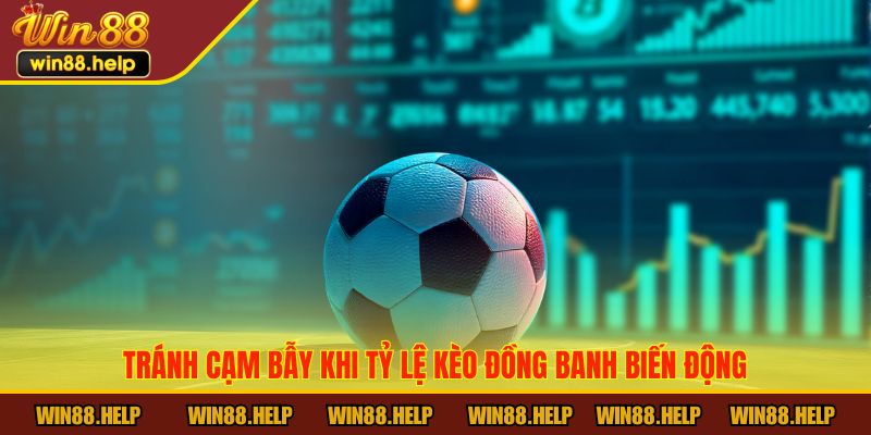 Tránh cạm bẫy khi tỷ lệ kèo đồng banh biến động