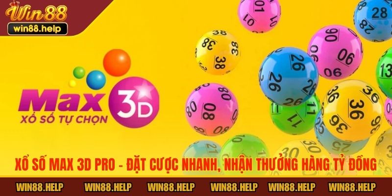 Xổ số Max 3D Pro