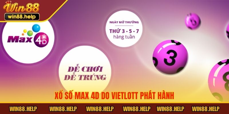 Xổ số Max 4D do Vietlott phát hành
